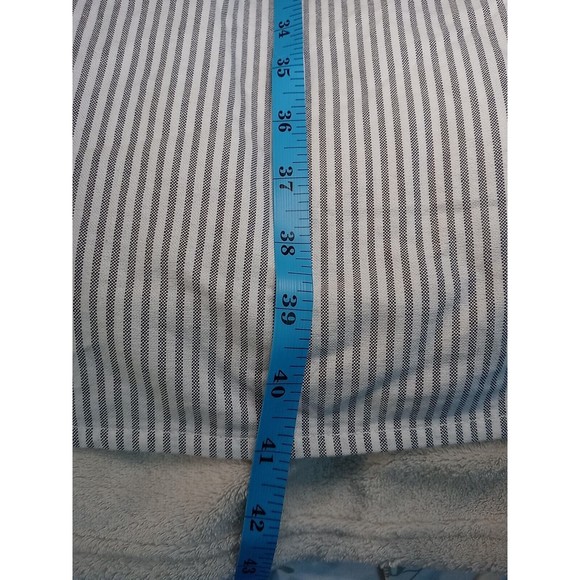 NWT Everlane Gray & White Oxford Shirt Dress Belted Organic Cotton Size XS - Picture 14 of 16